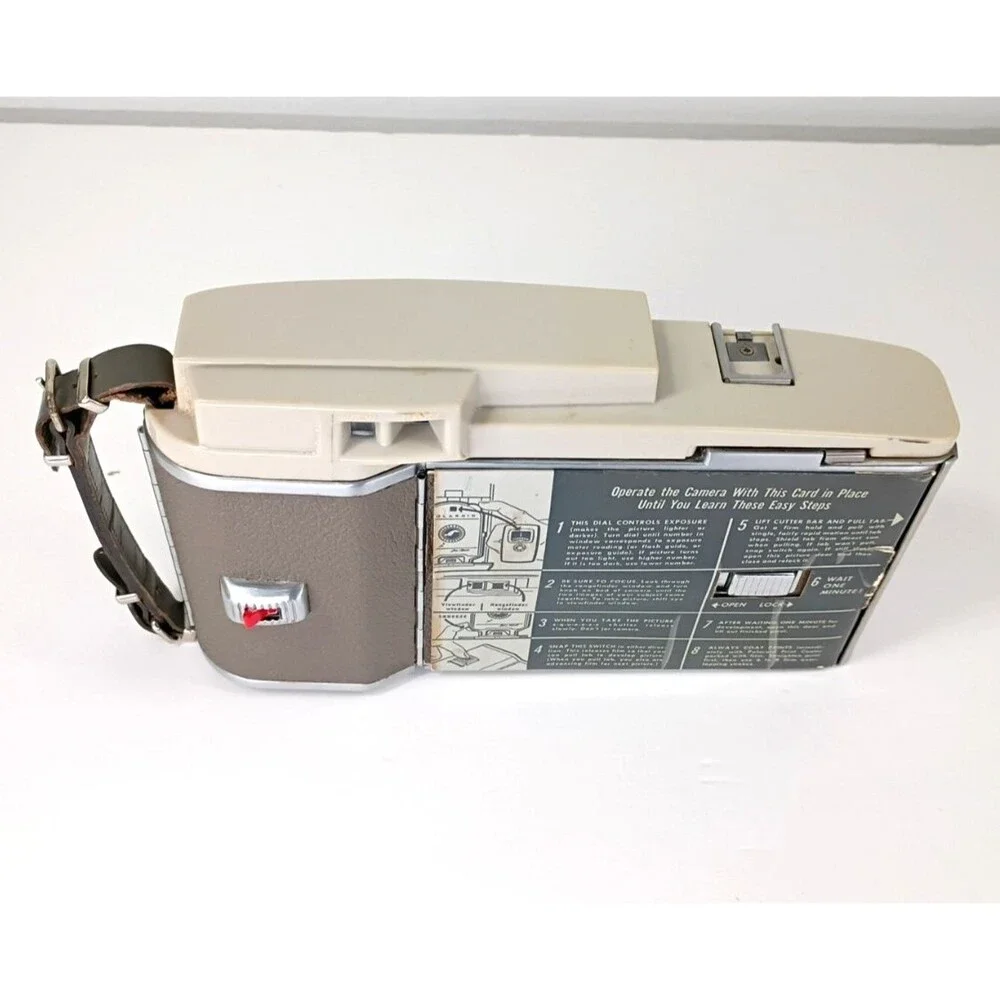 Polaroid Land Camera 800 Diffuser Light Manual Bulb 1957 Vintage NOT TESTED